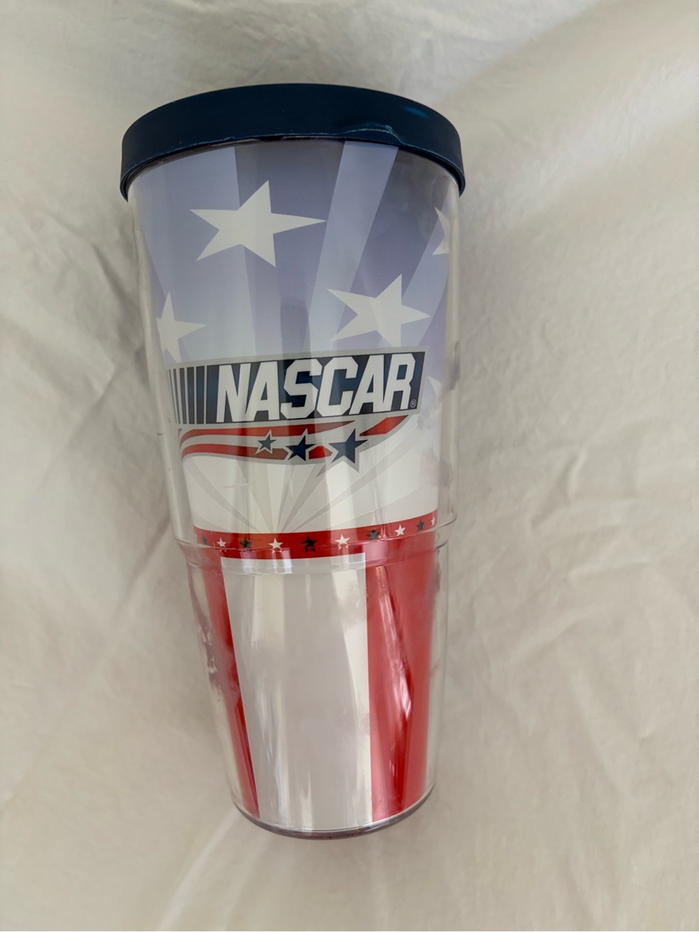 Tervis 24oz Nascar Red White Blue Stars & Stripes Tumbler with Navy Lid